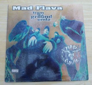 Mad Flava ‎– From Tha Ground Unda X 2 Vinyl,  Lp,  Album Hip Hop Rap 94 Og