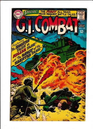 G.  I.  Combat No.  128 : 1968 : : Flamethrower Cover :