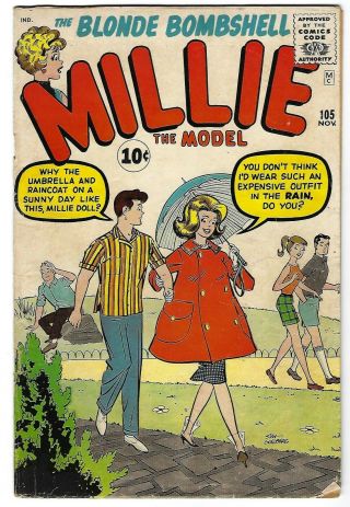 Millie The Model Comics 105 - Stan Lee Scripts And Stan Goldberg Art - Tgl