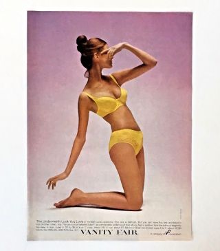 1972 Vanity Fair Advertisement Sexy Woman Panties Bra Underwear Vintage Print Ad
