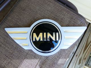 Mini Cooper Logo Advertising Auto Name Plate