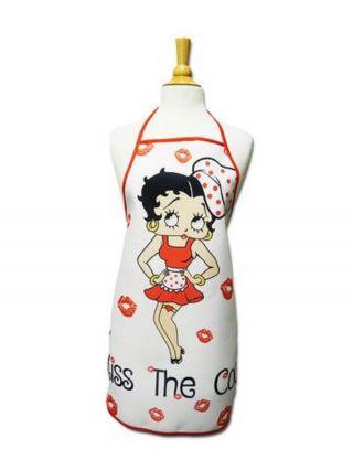 Betty Boop Apron Kiss The Cook With Tag