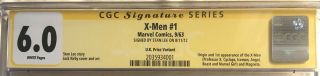 X - Men 1 9/63 CGC 6.  0 Stan Lee Signature Series (SS) U.  K.  Price Variant 2