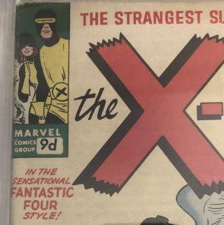 X - Men 1 9/63 CGC 6.  0 Stan Lee Signature Series (SS) U.  K.  Price Variant 3