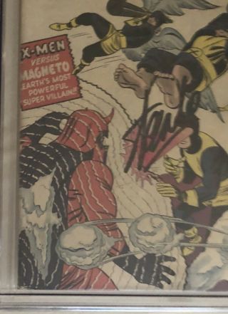 X - Men 1 9/63 CGC 6.  0 Stan Lee Signature Series (SS) U.  K.  Price Variant 5