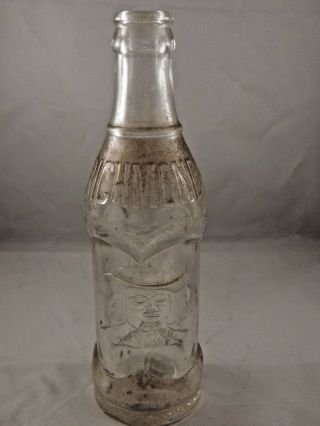 Coca Cola Btl Wrks Richmond Indiana Pilgrim Pictorial Embossed Bottle