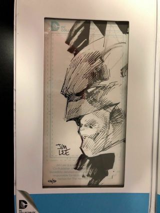 Jim Lee Blueline Batman Art Sketch Sdcc Exclusive Signature Series Cgc