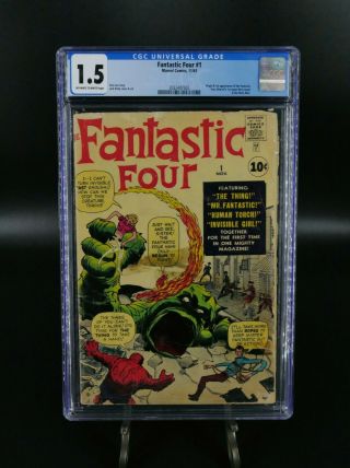 Fantastic Four 1 Fr/gd Cgc 1.  5
