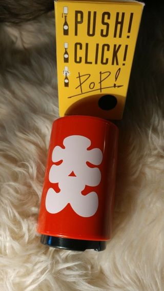 Bottlepal Push Down Japanese (sentol) Bottle Opener - Red
