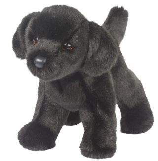 Douglas Cuddle Toy Stuffed Plush Black Lab Labrador Retriever Dog Puppy