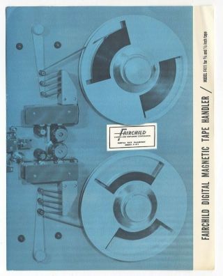Fairchild Recording Sales Brochure 