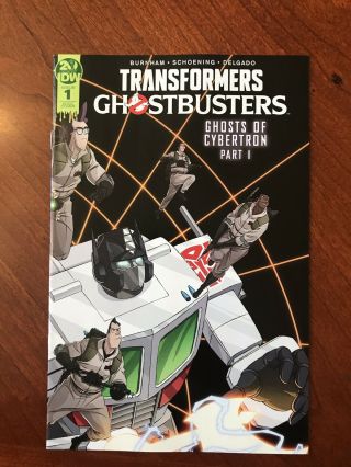 Idw Transformers / Ghostbusters 1 2019 Sdcc Comic Con Exclusive In Hand