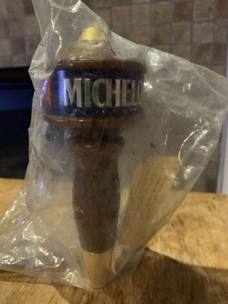 Michelob Beer Wooden Tap Handle 7 1/2” New/old Stock In An Bag