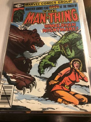 Man - Thing 12,  20 - 22 (1st Series) 2 - 5 (2nd Series) 18 Fear -