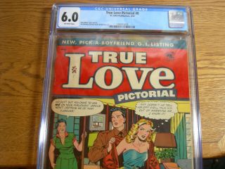 True Love Pictorial 8 CGC 6.  0 Matt Baker cover/art Single Highest Graded 3