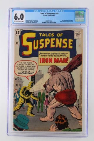 Tales Of Suspense 40 - Cgc 6.  0 Fn - Marvel 1963 - 2nd App Of Iron Man