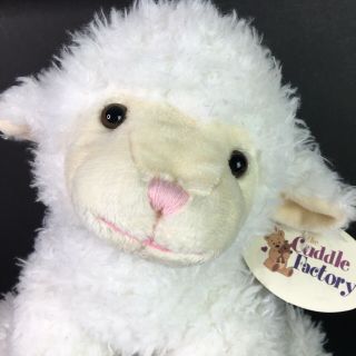 The Cuddle Factory Plush Soft White Lamb Sheep Biggies Stuffed Lamb 2