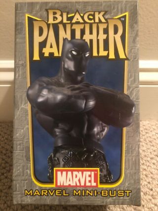 Bowen Designs Marvel Mini - Bust Black Panther Statue 1632/2,  500