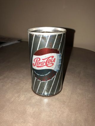Vintage 1960s Pepsi Steel Can,  Pull Tab,  Made In Miami Fl