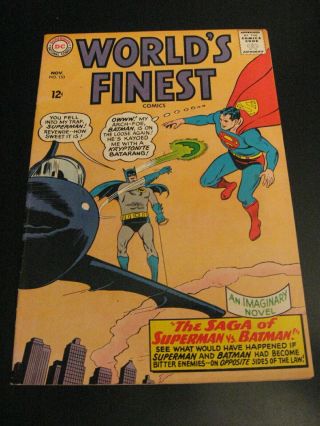 Key Issue World’s Finest 153 (vf -) Very Bright & Colorful,  And - Glossy