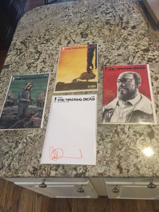 Walking Dead 192 Variant Covers 2 Signed By Adlard And 193 First Prints Look