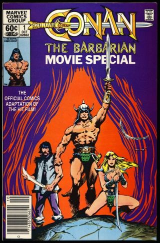 Conan The Barbarian Movie Special 1,  2 1982 Movie Adaptation Buscema Newsstand