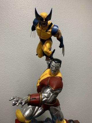 CUSTOM Fastball Special Wolverine & Colossus 1/4 Scale Statue Fan Art X - MEN 2