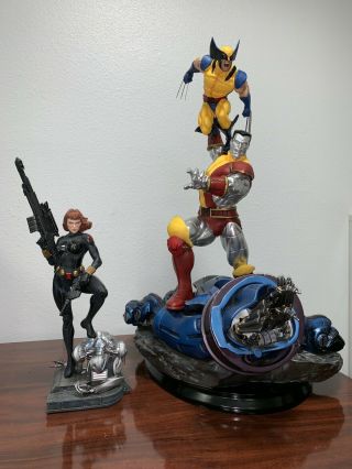 CUSTOM Fastball Special Wolverine & Colossus 1/4 Scale Statue Fan Art X - MEN 4