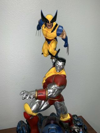 CUSTOM Fastball Special Wolverine & Colossus 1/4 Scale Statue Fan Art X - MEN 5