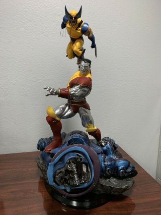 CUSTOM Fastball Special Wolverine & Colossus 1/4 Scale Statue Fan Art X - MEN 7