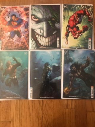 Justice League 1 - 25 Complete Run Scott Snyder All Variant Covers/No Justice 2