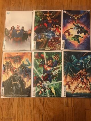 Justice League 1 - 25 Complete Run Scott Snyder All Variant Covers/No Justice 3