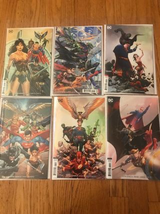 Justice League 1 - 25 Complete Run Scott Snyder All Variant Covers/No Justice 4