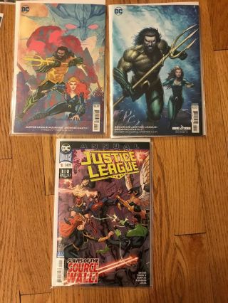 Justice League 1 - 25 Complete Run Scott Snyder All Variant Covers/No Justice 6