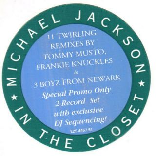Michael Jackson Rare " In The Closet " Promo Only Double 12 " Vinyl Set - Unplayed