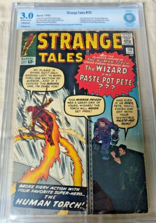 Strange Tales 110 (1st App Dr.  Strange) 1963 Huge Mega Marvel Key 3.  0 Looks Fn -
