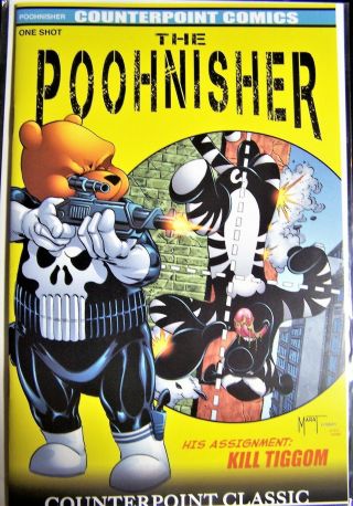 Pooh The Poohnisher " Kill Tiggom " One - Shot Parody Counterpoint Comic Book Nm
