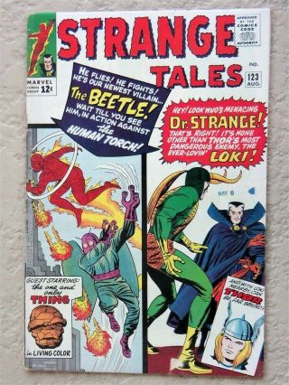 Strange Tales 123 Marvel Comic Book 1964 Very Fine First The Beetle B