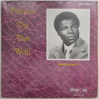 Freddie Mckay Picture On The Wall Studio One Orig.  Lp Still In Shrink