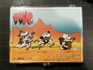 Signed Jeff Smith Limited Edition Fone Bone Pin Set 362 Of 2500 Cartoon Book
