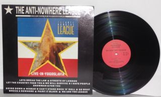 The Anti - Nowhere League Live In Yugoslavia,  We Are The League So What Woman Uk