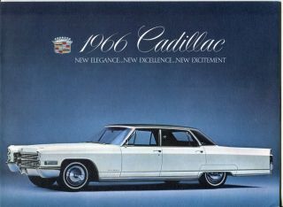 1966 Vintage Advertising Sales Booklet: Cadillac