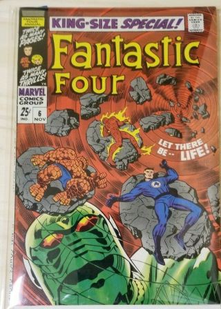 Fantastic Four Annual 6 1st Annihilus Franklin Richards King Size Special 1968