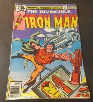 Iron Man 118 1st App Of James Rhodey Rhodes War Machine Volume 1 John Byrne 1979