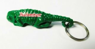 Budweiser " Louie The Lizard " Bottle Opener & Keychain