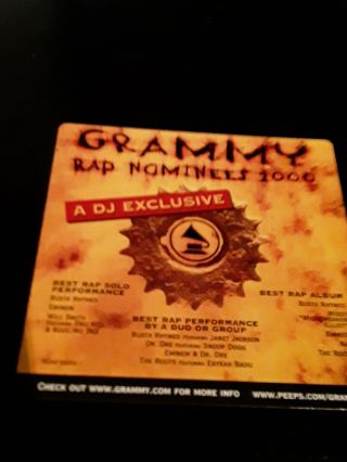 2000 Grammy Rap Nominees Ft Nas,  Dr.  Dre,  Eminem,  Missy,  Busta,  Vinyl