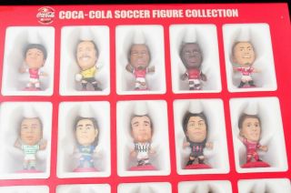 2002 coca cola WORLD CUP football player 20 figure BOX SET (mn21) 6