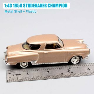 1/43 Scale mini vintage 1950 STUDEBAKER CHAMPION metal diecast model car boy toy 2