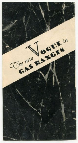 Vintage " American Stove " Sales Brochure: " Magic Chef " Gas Range