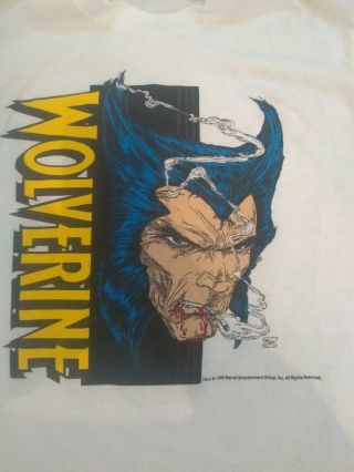 Xl Wolverine T Shirt Todd Mcfarlane Art Very Rare